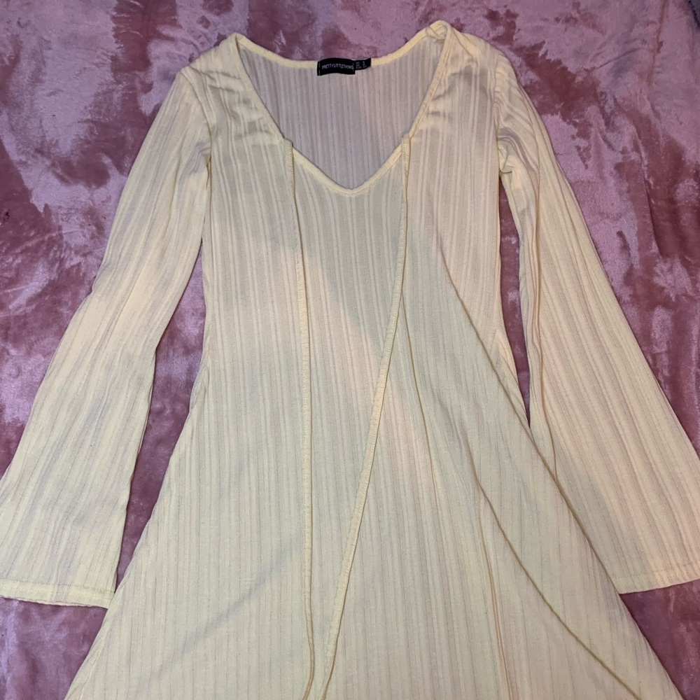 prettylittlething beach dress/ coverup